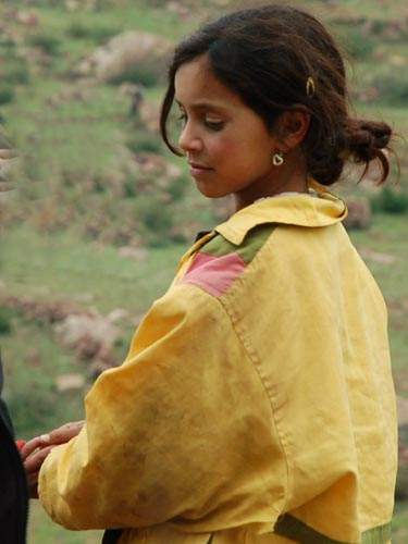 Moroccan Girl In Yellow Jacket. Photo by Jo Halpin Jones