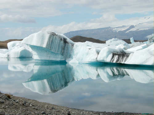 Icebergs At Jokulsarlon. Photo by Jo Halpin Jones